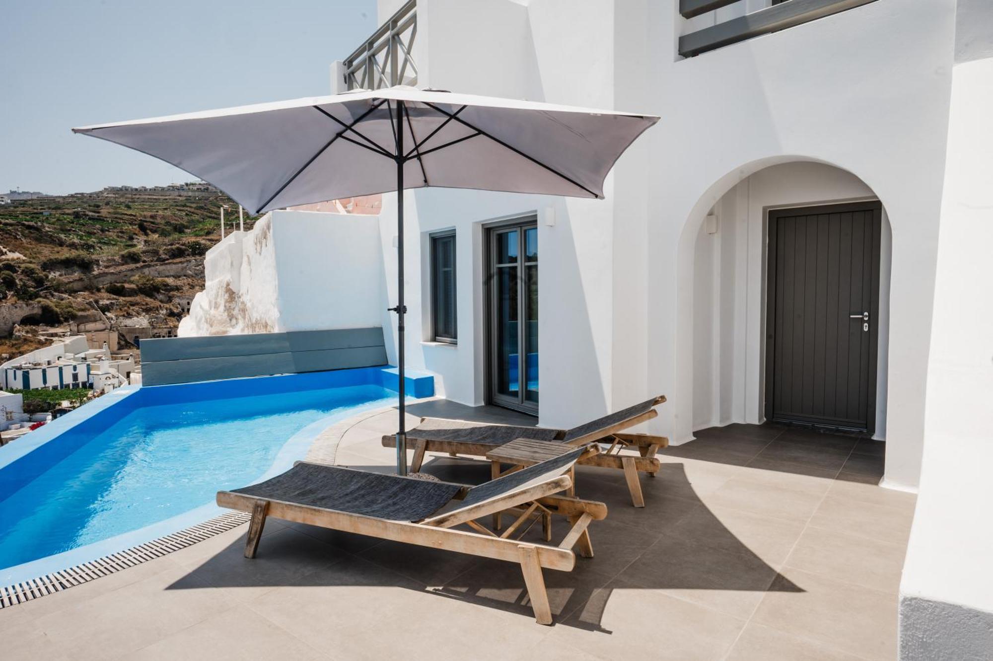 Amphitrite Suites Santorini Vóthon Chambre photo